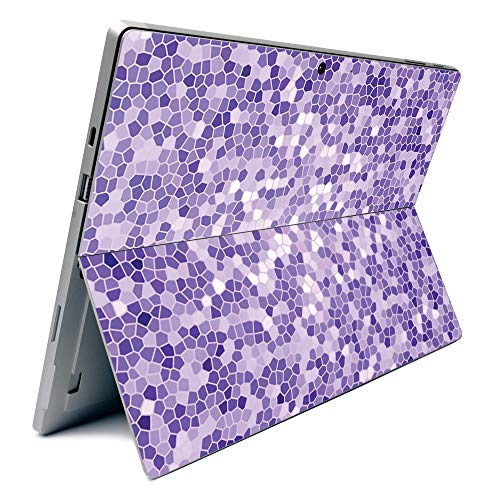 Image of MightySkins Carbon Fiber Skin for Microsoft Surface Pro 7 - Stained Glass | Textured Carbon Fiber Finish | Easy to Apply, Remove, and Change Styles | Made in The USA