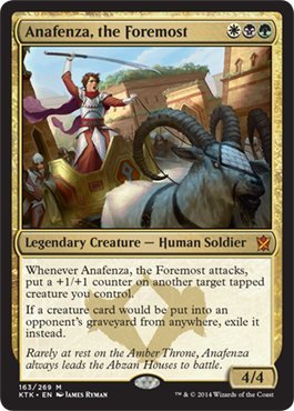 Magic The Gathering - Anafenza, The Foremost (165/269) - Khans of Tarkir