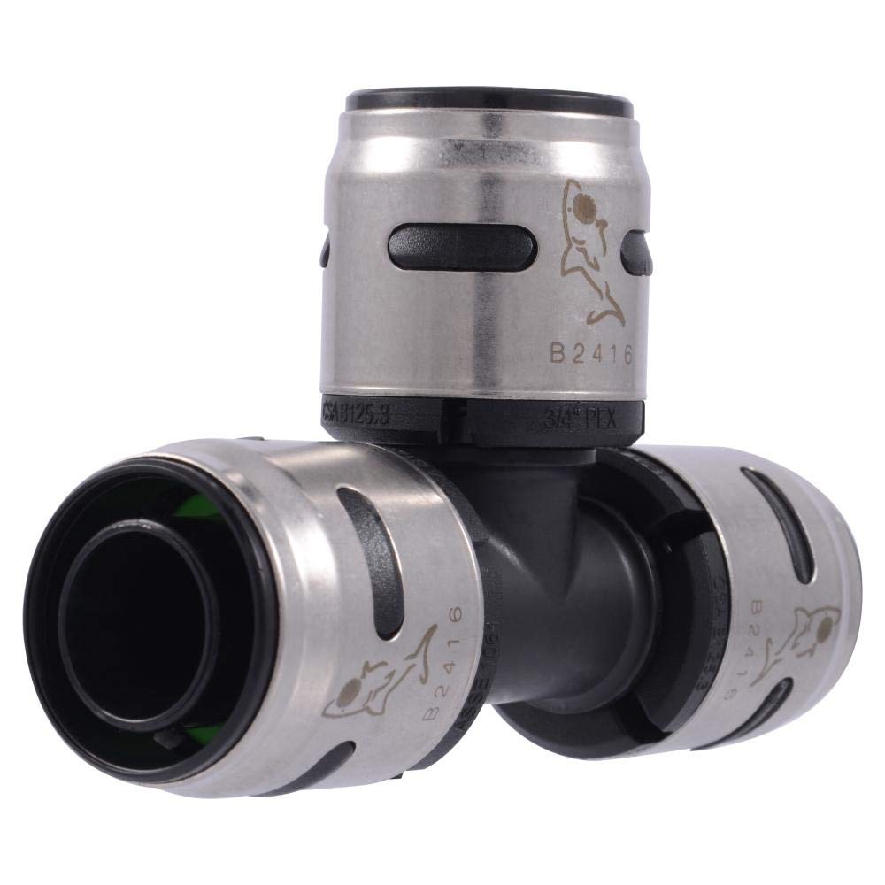 SharkBite K370a Evopex Push-to-Connect Tee, 3/4