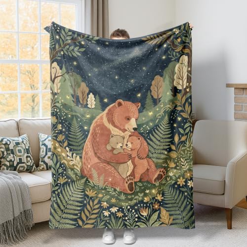 Couverture en forme d'ours pour une ambiance douce de lit - 2