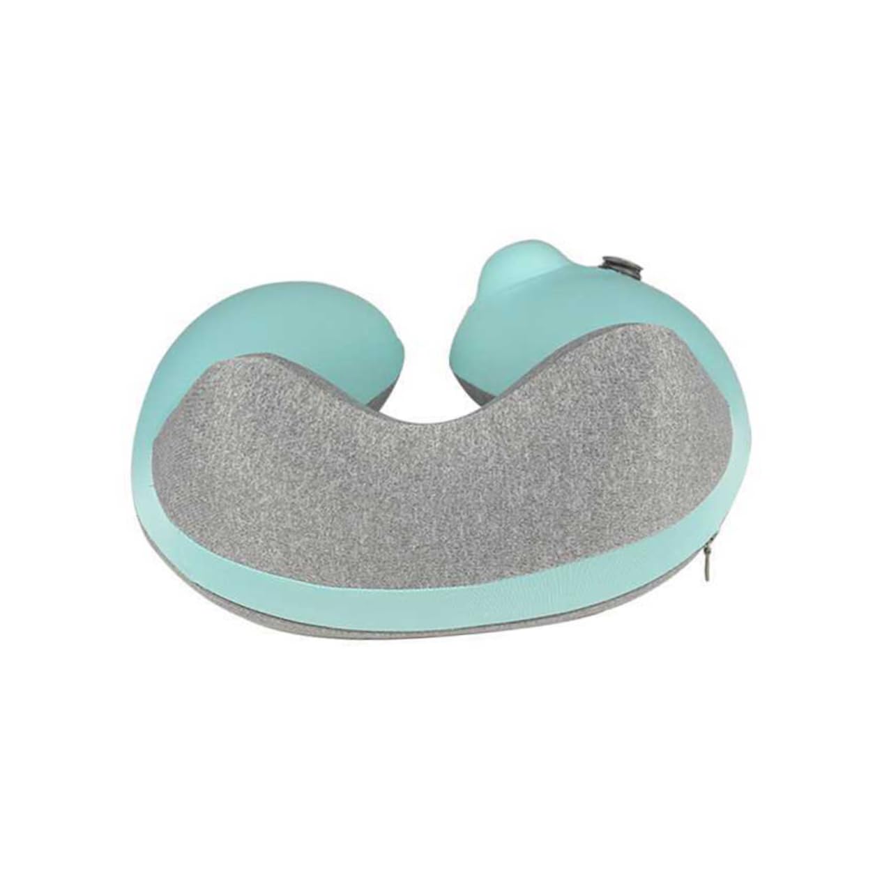 Homoyoyo Cuscino Cervicale Gonfiabile a U Portatile in Nylon Blu