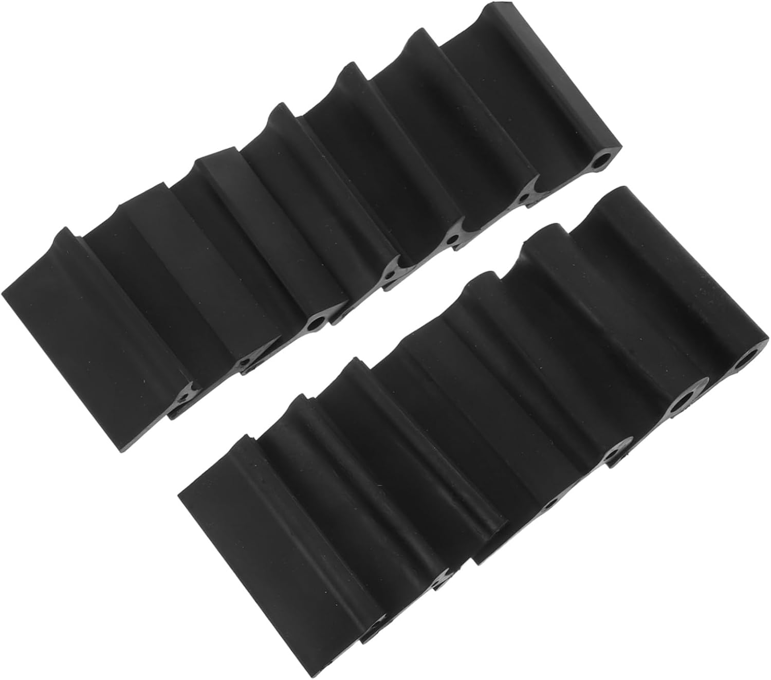 POPETPOP 2sets Sanding Block for Woodworking Rubber Sandpaper Holder Convex and Concave Buffing Pads for Polishing Curves and Contours and Versatile Woodworking Tool