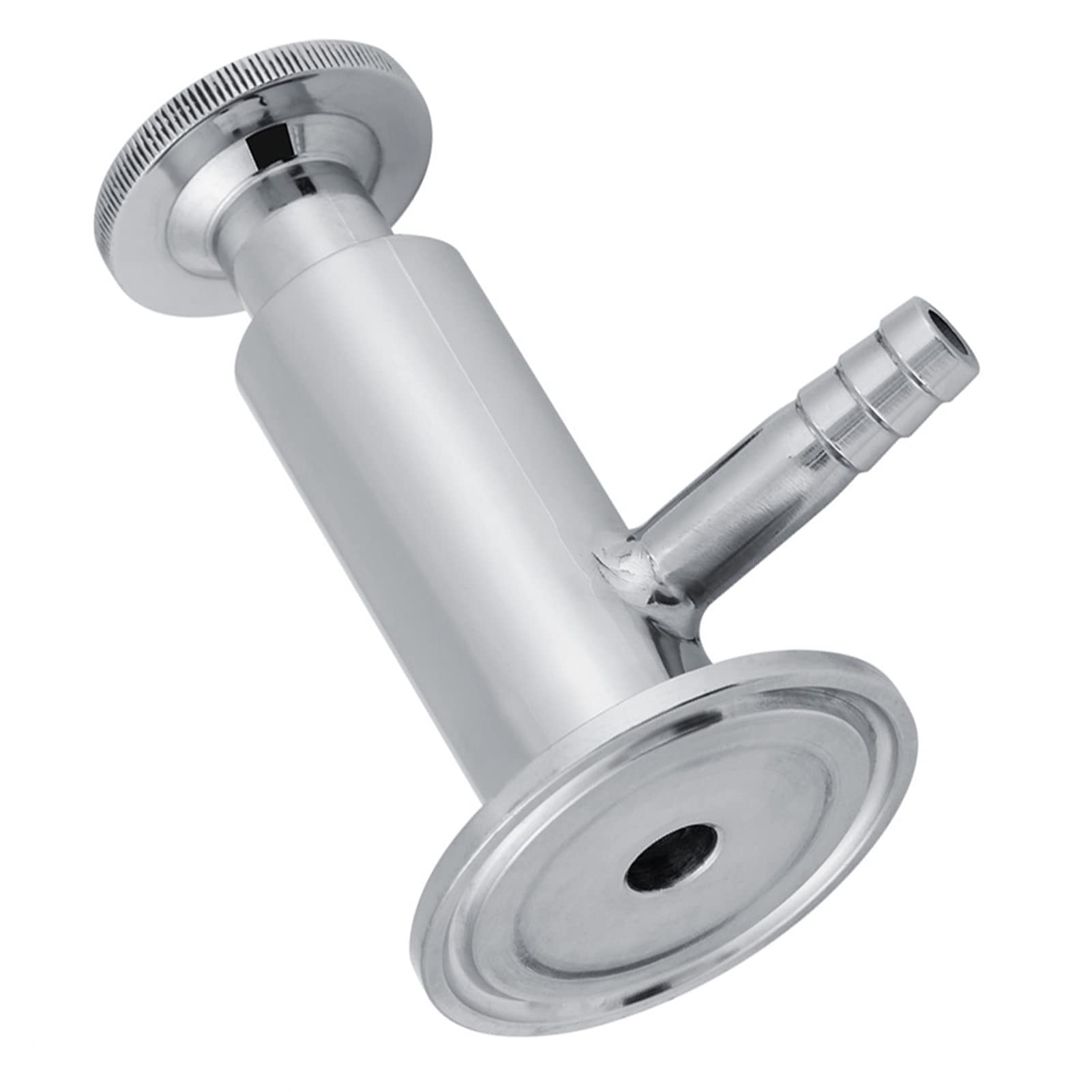 Tri-Clamp Probenahmeventil aus Edelstahl SUS304 für Milchprodukte Lebensmittel und Chemische Industrie mit Elliptischem Griff und Einfacher Bedienung