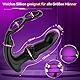 Upgraded Analvibratoren für Mann Prostata Stimulation Männer mit Dual Penisring, Diamantartiger Analplug für Männer Vibratorensets Sex Spielzeug, 30°Aufwärtsdesign Anal Vibrator mit 7 Modi & RC
