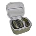 co2CREA Hard Travel Case for Howard Leight Impact Sport OD Electric Earmuff and Genesis Sharp-Shooter Safety Eyewear Glasses