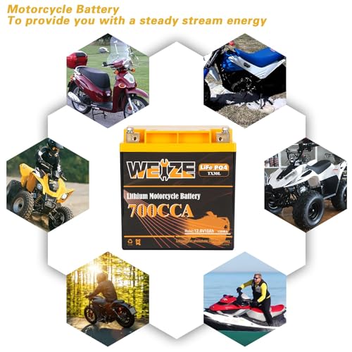Weize BAC-0108 Lithium Ytx30L-Bs, 700A Lithium Lifepo4 Ytx30L Motorcycle Battery thumb #6