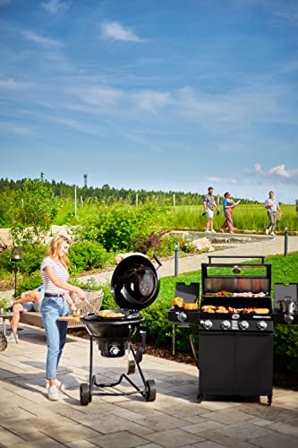 RÖSLE Ablagetisch Kugelgrill, Hochwertiger Buchenholztisch mit Saftrille zum Anhängen an den RÖSLE Kohlegrill No.1 F50 AIR/F60 AIR/G60 Braun