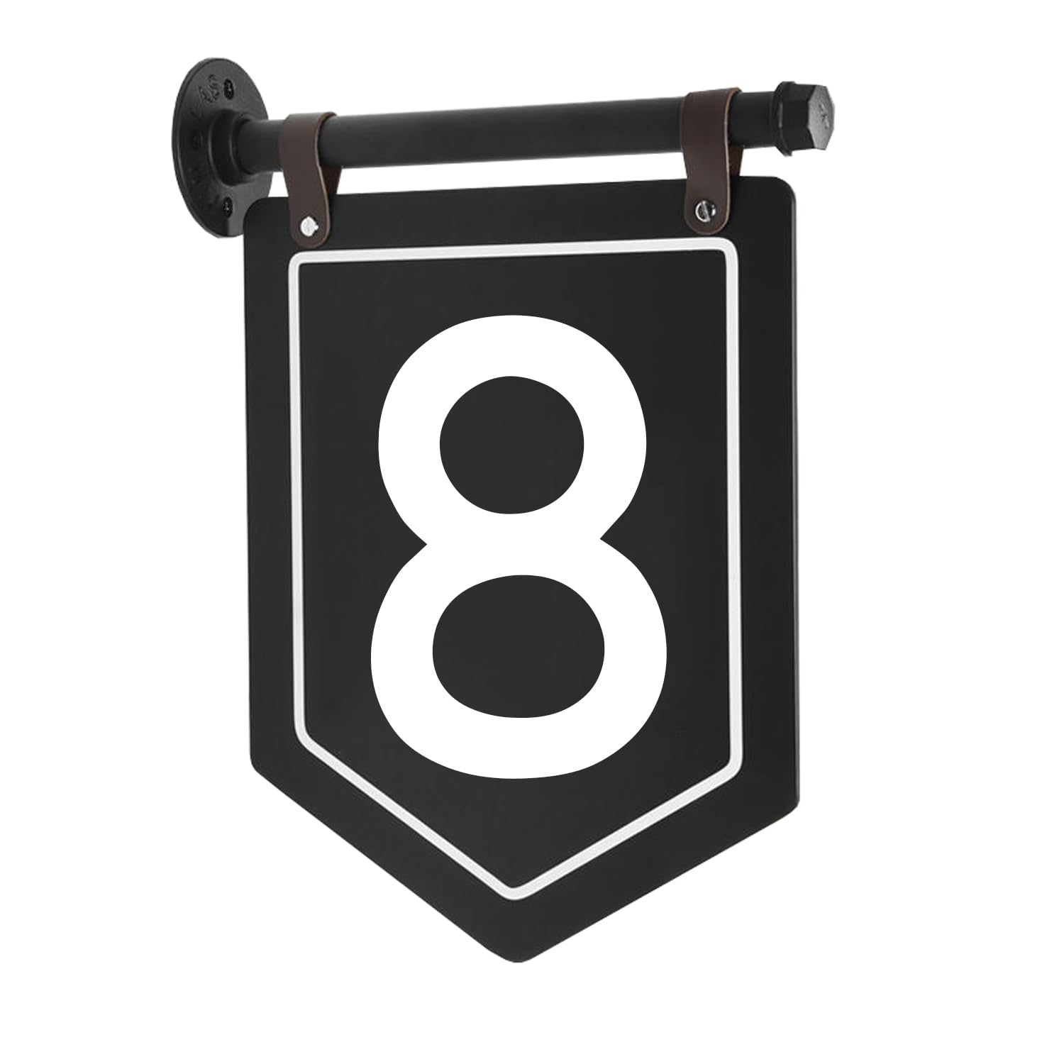 Letrero de Dirección Personalizado Con Soporte de Pared, Placas de Acrílico Para Dirección de Casa, Letrero Dirección Para Casa, Letreros Colgantes Metal Con Tornillos, Agregar Texto de Doble Cara