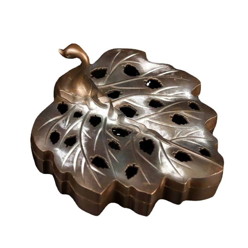 Brûleur d'encens paon TUSUOD ornements cadeaux pour vos proches