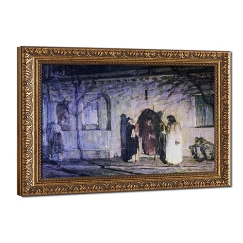 Toile Christ Tanner pour décorer un mur de bureau vide sans percer