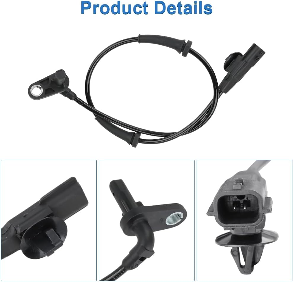 WMPHE 2 Pcs ABS Wheel Speed Sensors Compatible with Nissan Versa 1.6L L4 2012 2013 2014 2015 2016 2017 2018, Rear Left and Right abs Sensors, Replacement for 47900-1HA0A