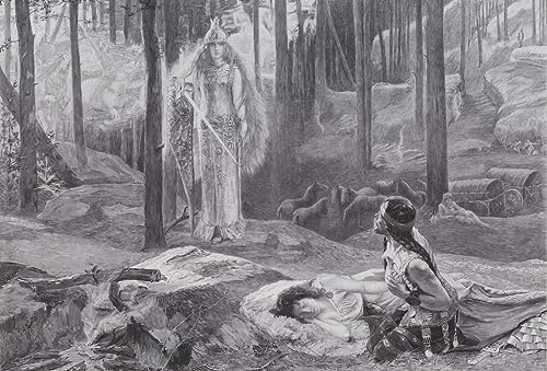 Toile The Revelation Gaston Bussiere 50x70 cm décor de bureau