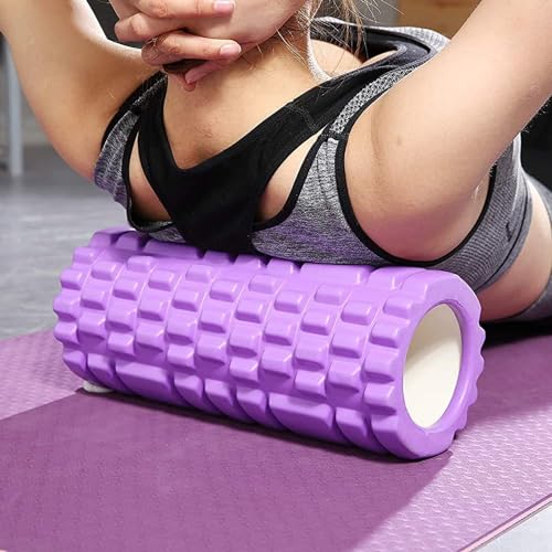 Image of Bodylastics 33cms Foam Roller for Pre & Post Workout Sessions, Deep Tissue Massage, Relief from Muscle Pain