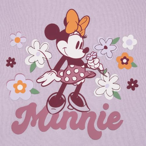 Image of Disney Minnie Mouse Girls' Fleece Sweatshirt and Flare Pant Set for Baby & Kids