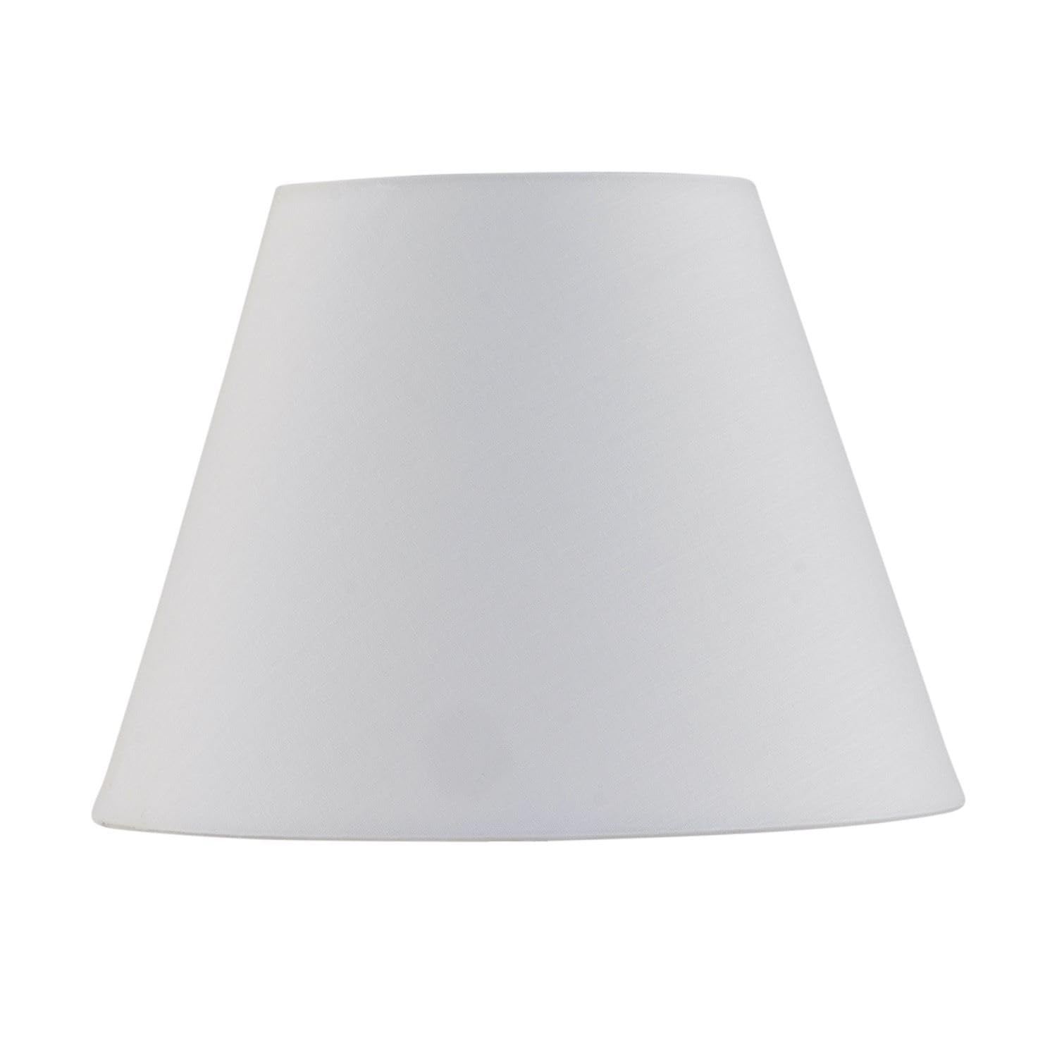 Firstchoicelighting White Ivory Off Fabric Table Lamp Shade, Lampshade For Table Lamp Or Bedside Light, Diameter 20Cm