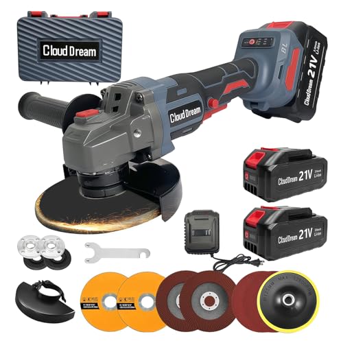 21V Cordless Brushless Angle Grinder 4.5