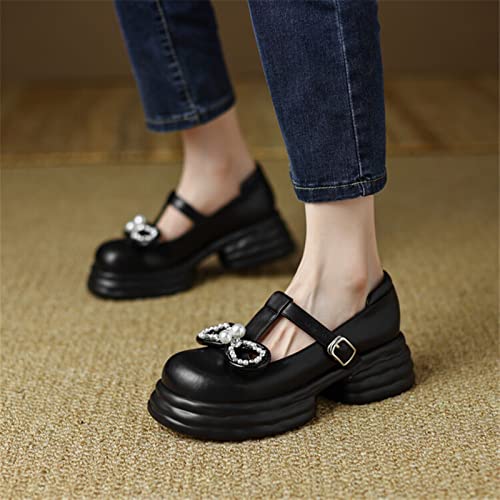 Chaussures pour femmes stables à talons mi-hauts chunky pour style quotidien