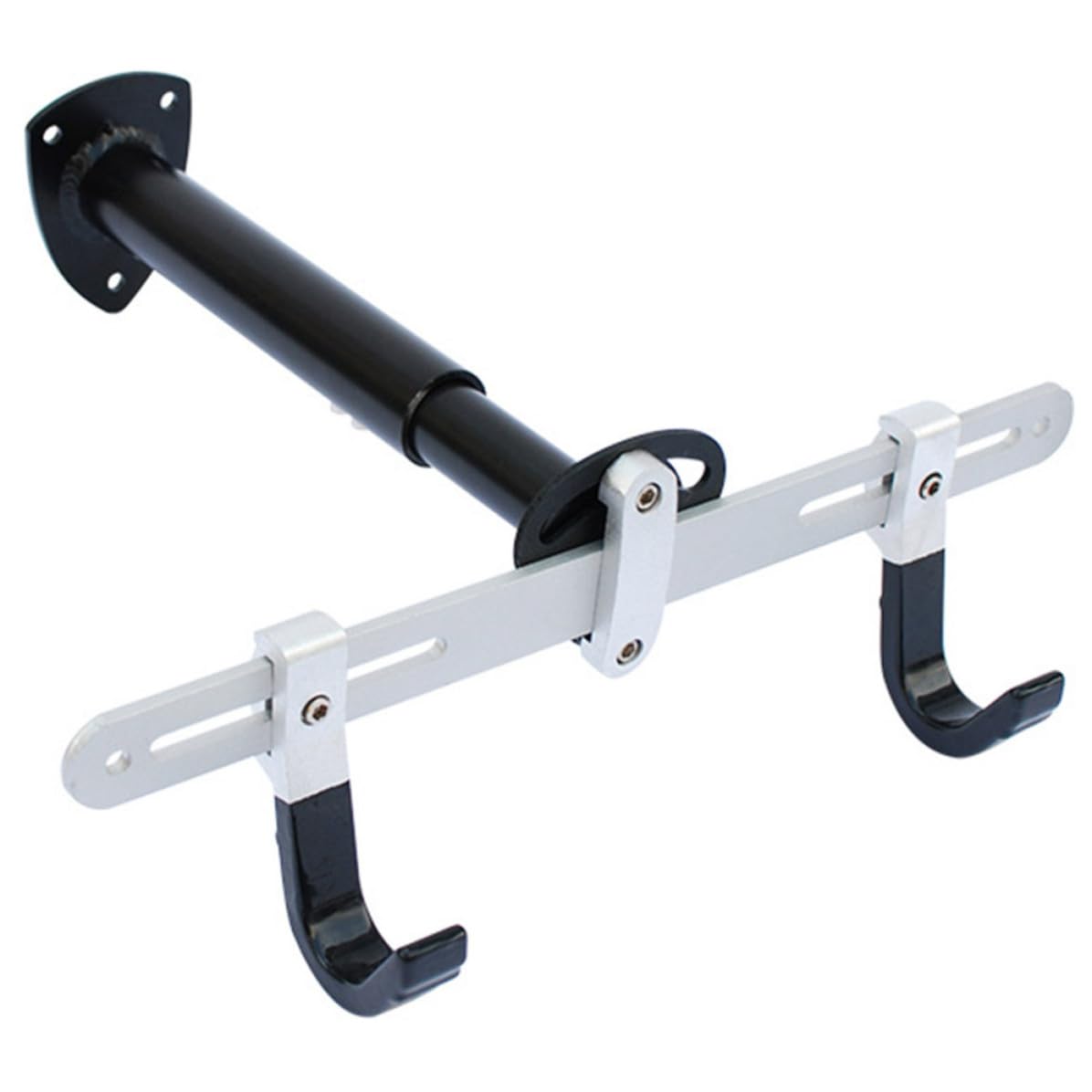 Soporte de Almacenamiento Ajustable para Bicicletas de Pared Negro