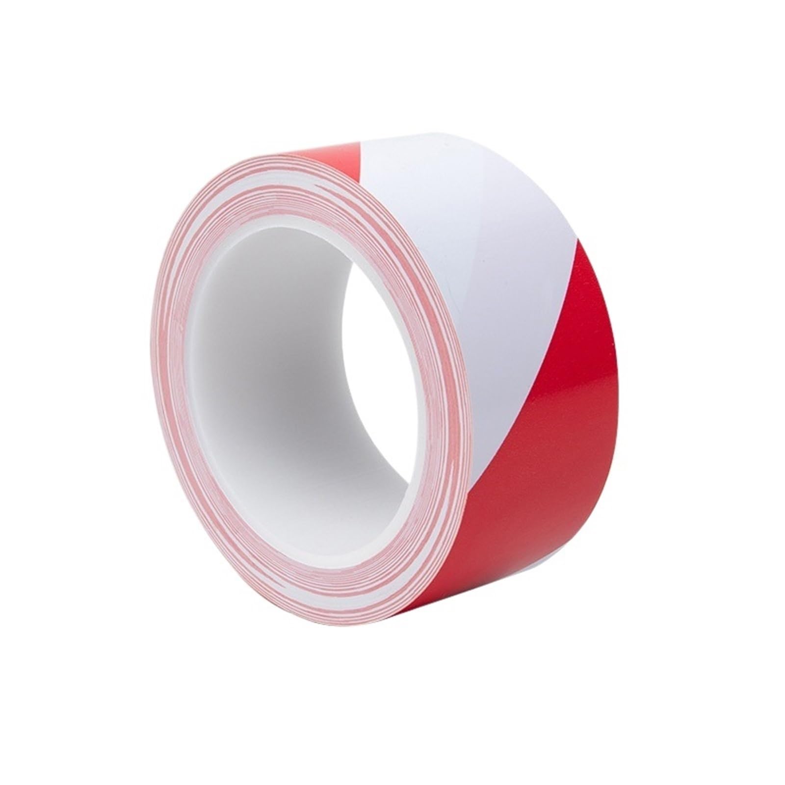 Nastro barriera di sicurezza multicolore, confezione da 2, rosso e bianco, 48 mm x 15 m, nastro resistente per segnalazione di pericolo di cautela, per cantieri, avvisi di emergenza, controllo della