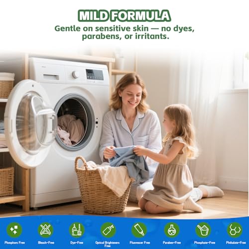 Image of BellaLuce Laundry Detergent Sheets - Fragrance Free, 400 Loads | Plastic-Free Laundry Detergent, Fast-Dissolving, Hypoallergenic Formula Laundry Sheets, Space-Saving for Home, Dorms & Travel