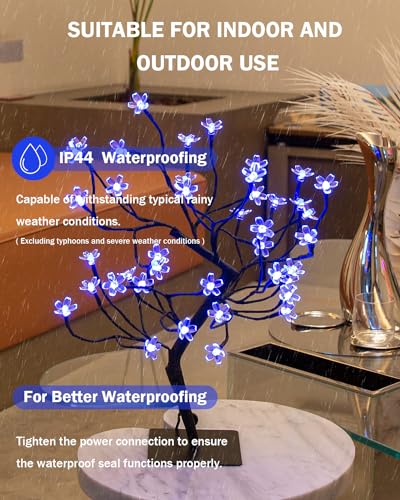 64% Off Cherry Blossom Bonsai LED Tree with Remote Control - Image 4