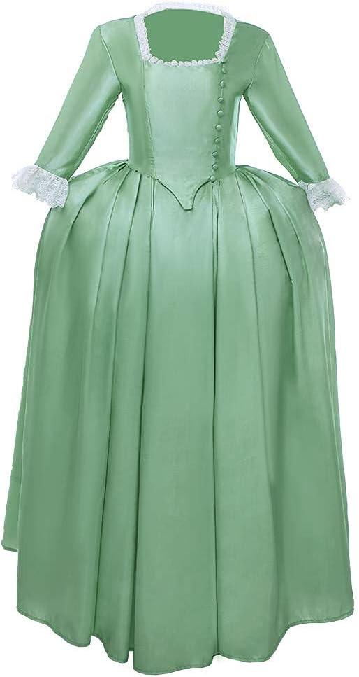 Women's Musical Hamilton Elizabeth Schuyler Angelica Peggy Cosplay Costume Dress Gown