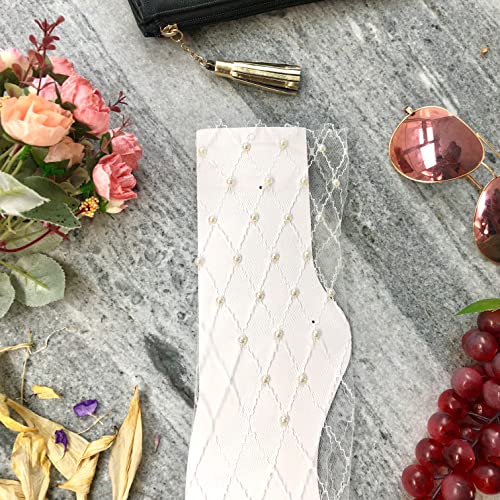 Pearl Bride Socks Fairycore Bridal Shower Gift Jewelry Lingerie Wedding Party Favors Ideas Lace Embellished Designer Stocking Mother Of The Bride Dress Quinceanera Clothing By Millennials In Motion (Pearl) #TOP5