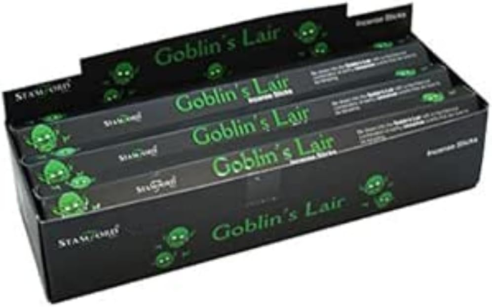 Stamford Black Range Incense Sticks Box of 6 Packs (90 Sticks) - Goblin's Lair