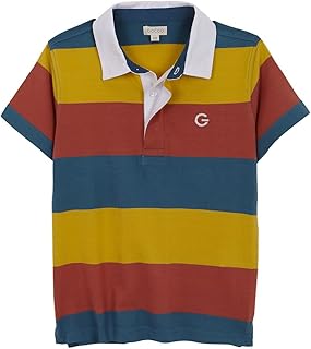 Polo de Rayas de Colores Camisa Niños