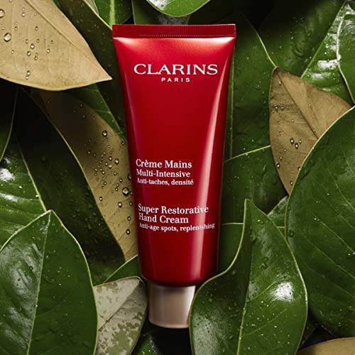Clarins Super Restorative Hand Cream | Anti-Aging | Targets Dark Spots And Wrinkles | Promotes Youthful-Looking Hands Immediately And Over Time | Shea And Mango Butters Nourish, Soften And Smoothe #TOP4