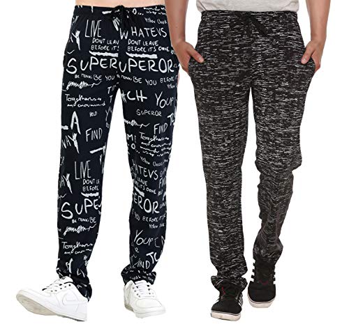 Image of SHAUN Men's Regular Fit Track pants(Pack of 2)