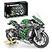 Produktbild JOMIOD Technik Motorrad für Kawasaki H2 SX SE, 2088 Teile Technik Geländemotorrad Bausteine, Technik Supermotorrad MOC Motorbike Klemmbausteine Kompatibel mit Lgo