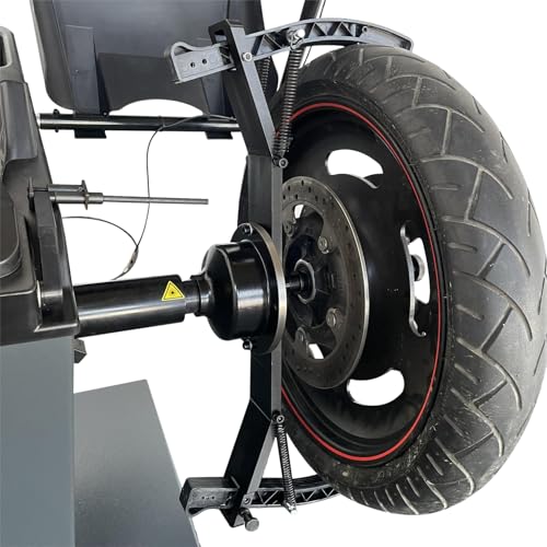 RebarTech Motorcycle Adapter for Wheel Balancer Machine of 36mm & 40mm Shaft, Tire Clamp for Balancing Thinner Wheels, Install Size of 10mm