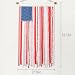 4th of July Decorations - Vintage American Flag 4 x 2.3 Ft Rustic Rag Ribbon Flag Banner - Patriotic Flag & Independence Day Decor for Home Mantel Party Vintage 4th of July Decorations for Outside Yard Porch