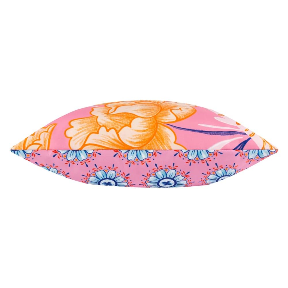 furn. Melhoun Abstract Floral Cushion Cover, Multicolour, Square - Image 4