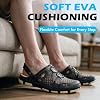 Zuecos beister para hombre, zapatos de agua antideslizantes con correa de talón ajustable 6
