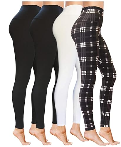 COMFY FOREVER Leggings for Women W/5' High Waist Tummy Control