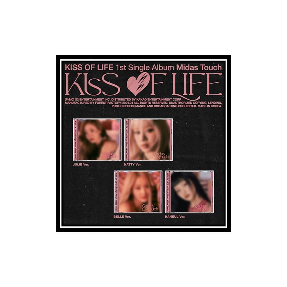 Kiss Of Life Midas Touch 1st Single Album Jewel Ver | Desertcart INDIA