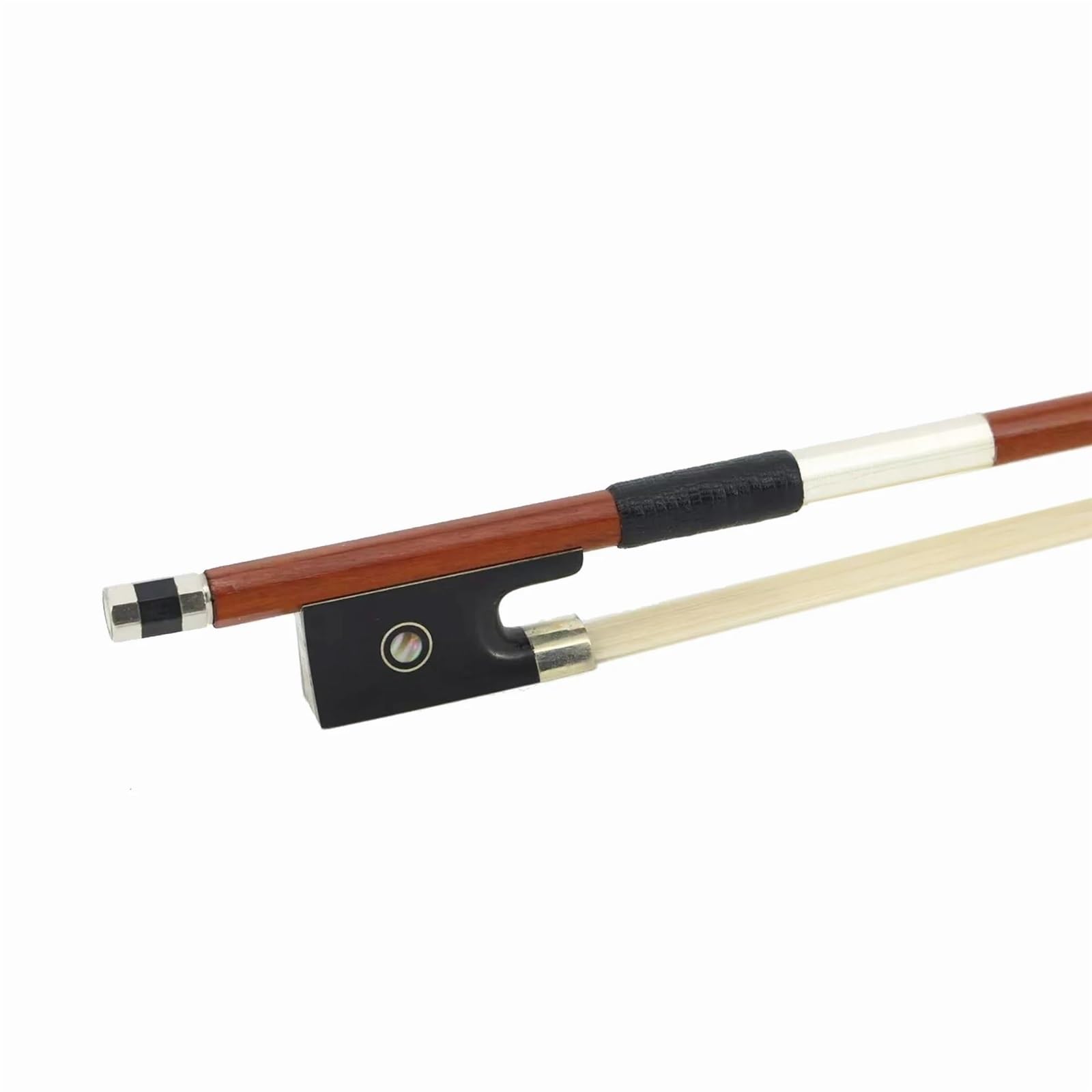 Archetti Per Violino Per Principianti Arco Per Violino In Legno Fatto A Mano Accessori Per Professionali Rana In Ebano Intarsiata Fish Eye(Size 1-4)