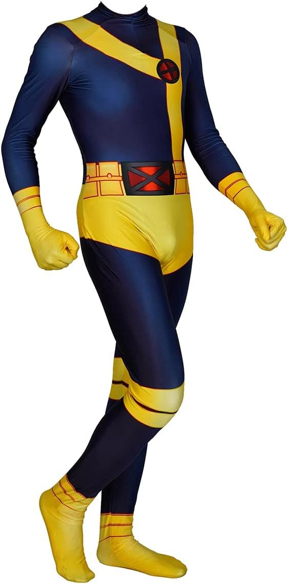 Superhero Cosplay Costume for Womens Halloween Full Set Bodysuits Zentai 3D Style Jumpsuit