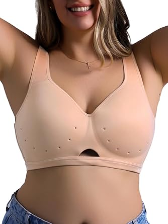 حمالات صدر كبيرة الحجم للنساء تغطية كاملة دعم ناعم حمالة صدر كبيرة الحجم حمالة صدر لاسلكية مريحة مع فتحات هوائية
