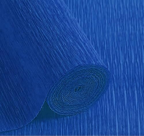 Crepe Paper Roll 8.2ft Long 17 Inch Wide for Wedding Ceremony Various Large Festivals Decoration (29-Dark Blue)