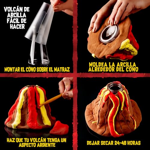 Original Stationery Kit de Slime Ciencia con Lava, Kits Científicos y Divertidos para Niños de 8 Años para Crear Volcanes de Slime de Juguete y Experimentos de Ciencias para Niños - imagen 5