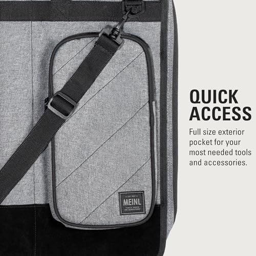Drumstick Bag — Classic Woven — For Sticks, Mallets, Brushes and Rods, Heavy-Duty Fabric with Shoulder Strap Plus Floor Tom Hooks, 2-YEAR WARRANTY