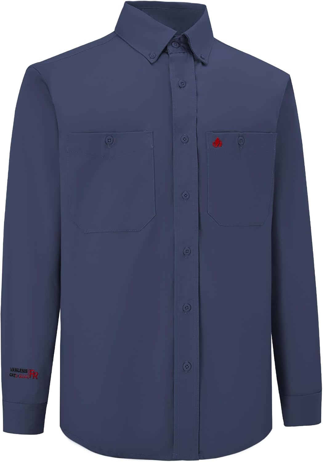 FR Shirts for Men 6.5OZ Light Weight Welding Shirt Men Flame Resistant Shirts CAT2/NFPA2112 - Image 2