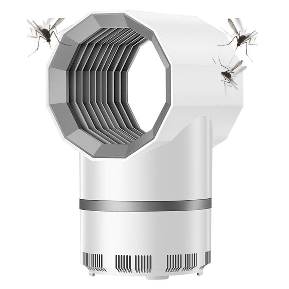 Electric Bug Zapper Mosquito Trap Indoor Insect Trap Lamp Mosquito Killer UV LED Light Flying Insect Trap with 360 Degrees LED Strong Fan,USB Powered Fly Bug Dispeller