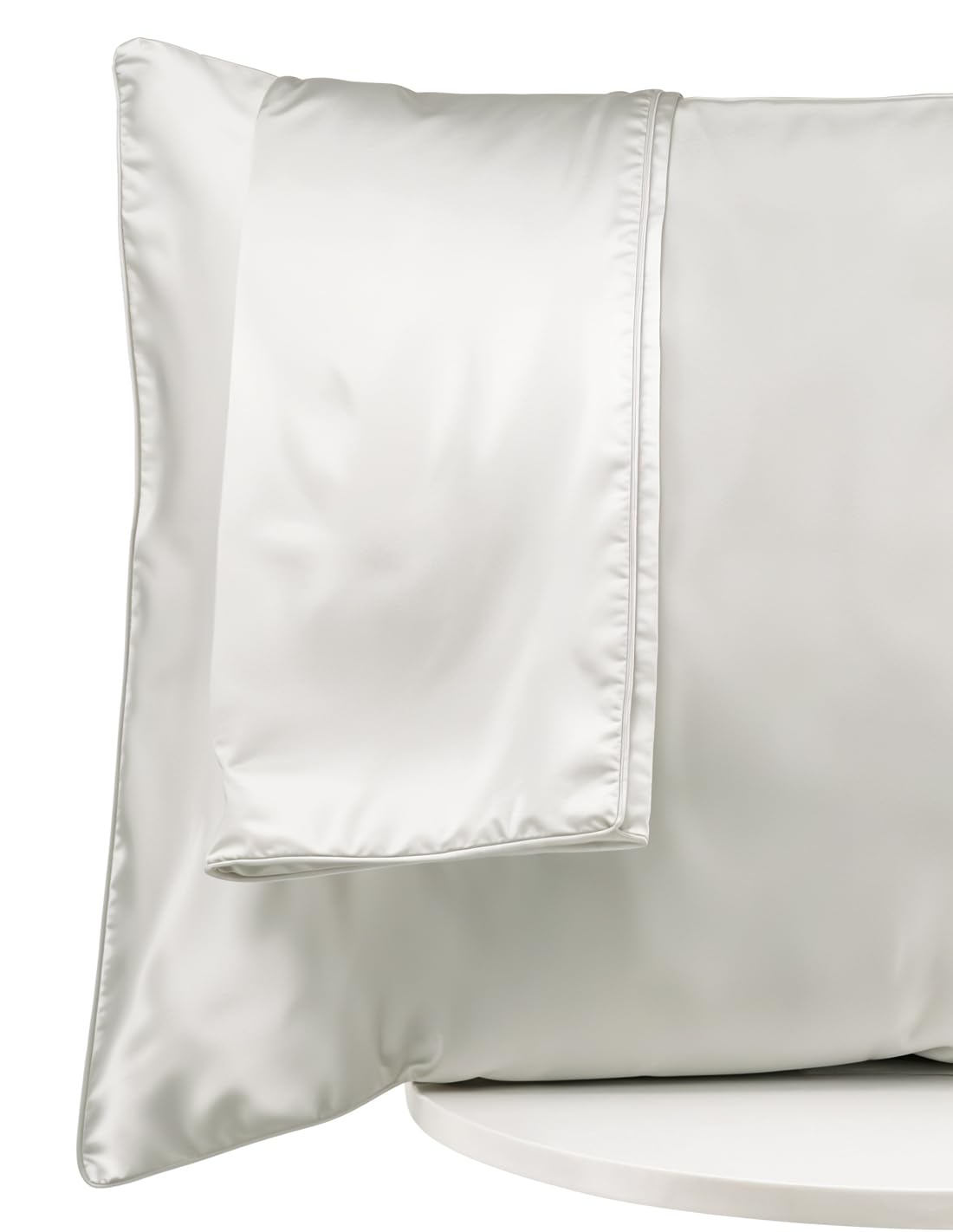 Seide Kissenbezug Weiß - 100% Maulbeerseide (60 x 70 cm)