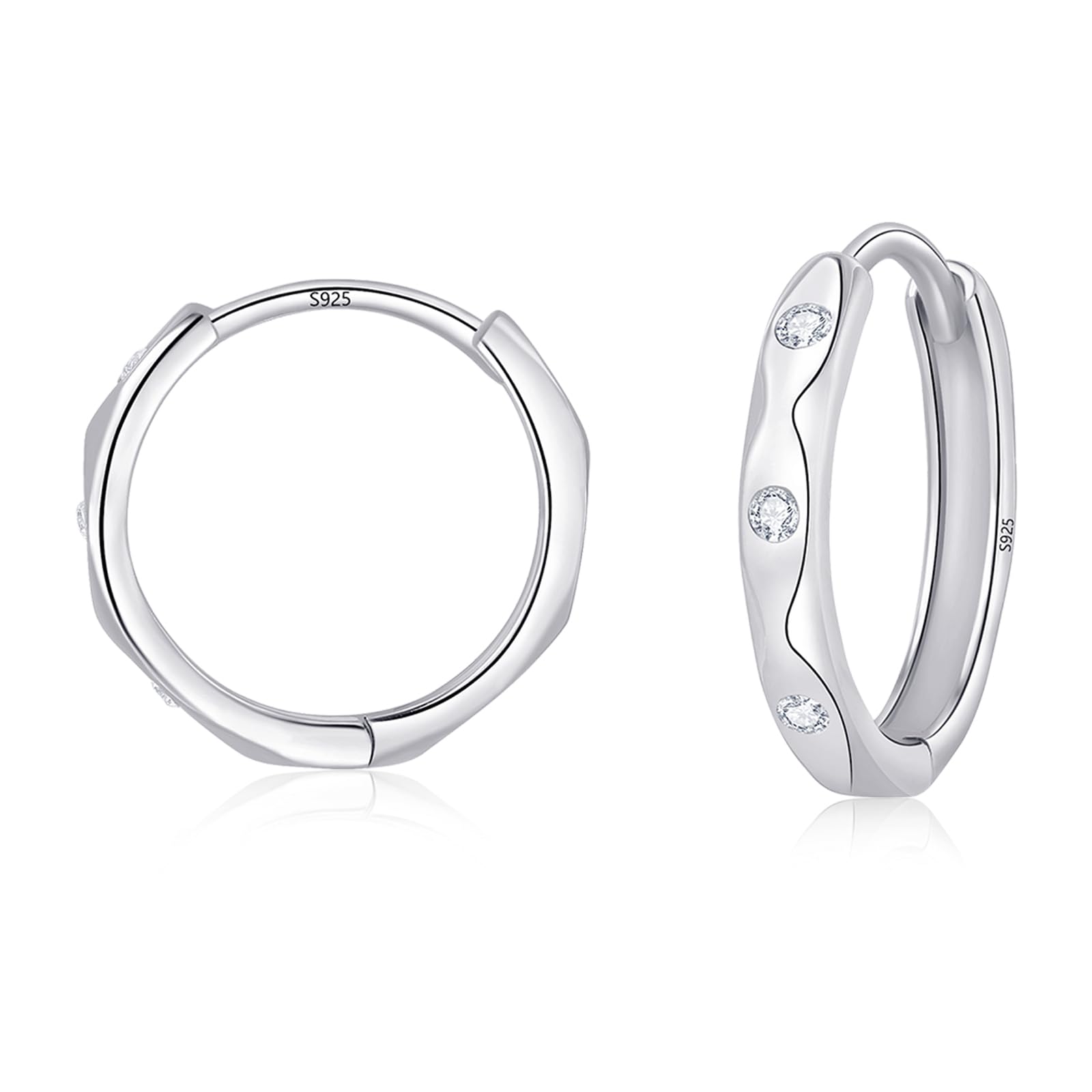 Cangall Ohrringe Silber 925, Hypoallergen 925 Sterling Silbe