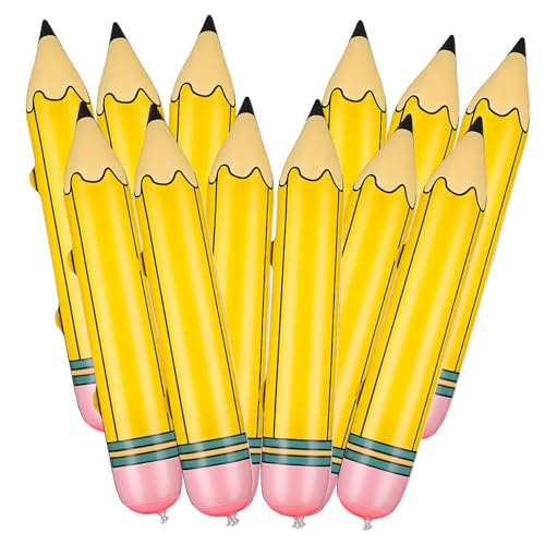Crayons gonflables géants PVC : finis les décors lourds pour les fêtes d'école