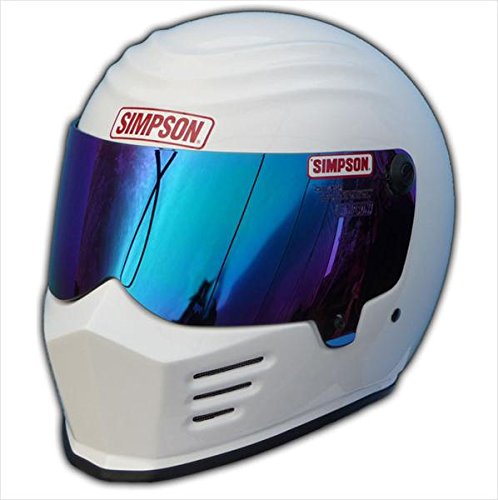 Simpson Outlaw Helmet Snell M2015 Gloss White Size S